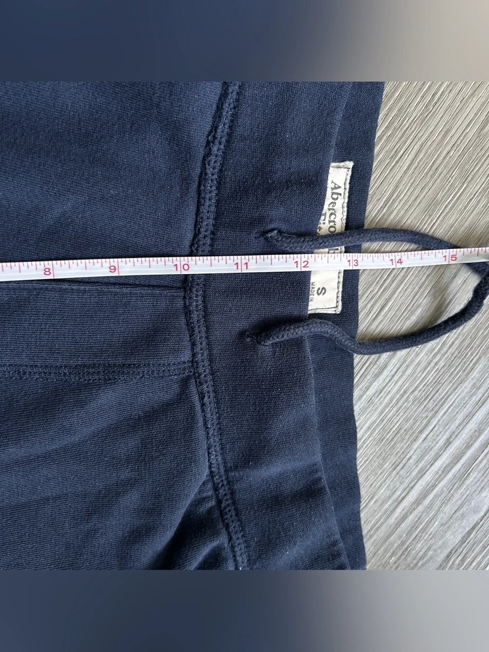 Y2K style Abercrombie & Fitch Sweatpants Spellout Stitched Lettering SZ S